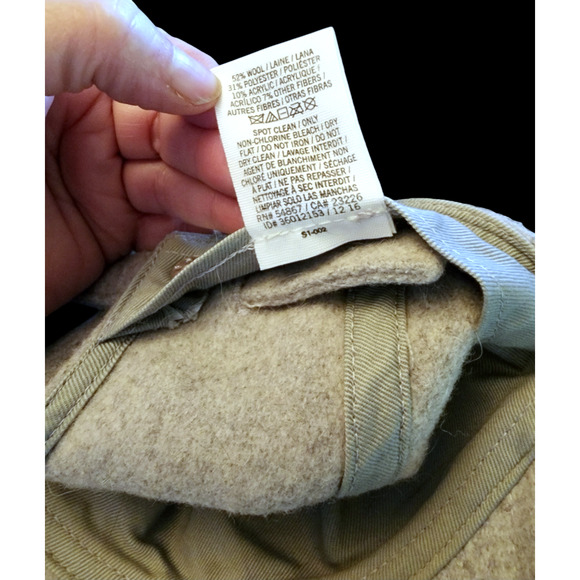 PINK - Victoria's Secret Gray Wool Blend One Size Adjustable Baseball Cap Hat - Picture 4 of 8